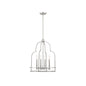 Diplomat 4-Light Pendant in Satin Nickel Satin Nickel