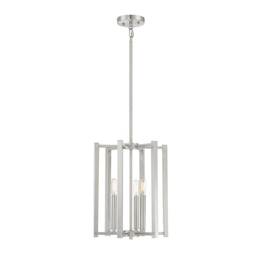 Benson 3-Light Pendant in Satin Nickel Satin Nickel