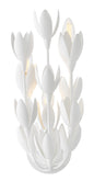 Flora Medium Sconce In White Finish
