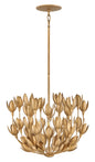 Flora Medium Convertible Semi-Flush Mount In Gold Finish