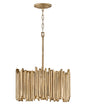 Roca Large Convertible Pendant In Gold Finish