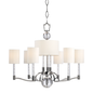 Waterloo Chandelier with Polished Nickel Finish