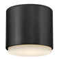 Cedric Extra Small Flush Mount In Black Finish