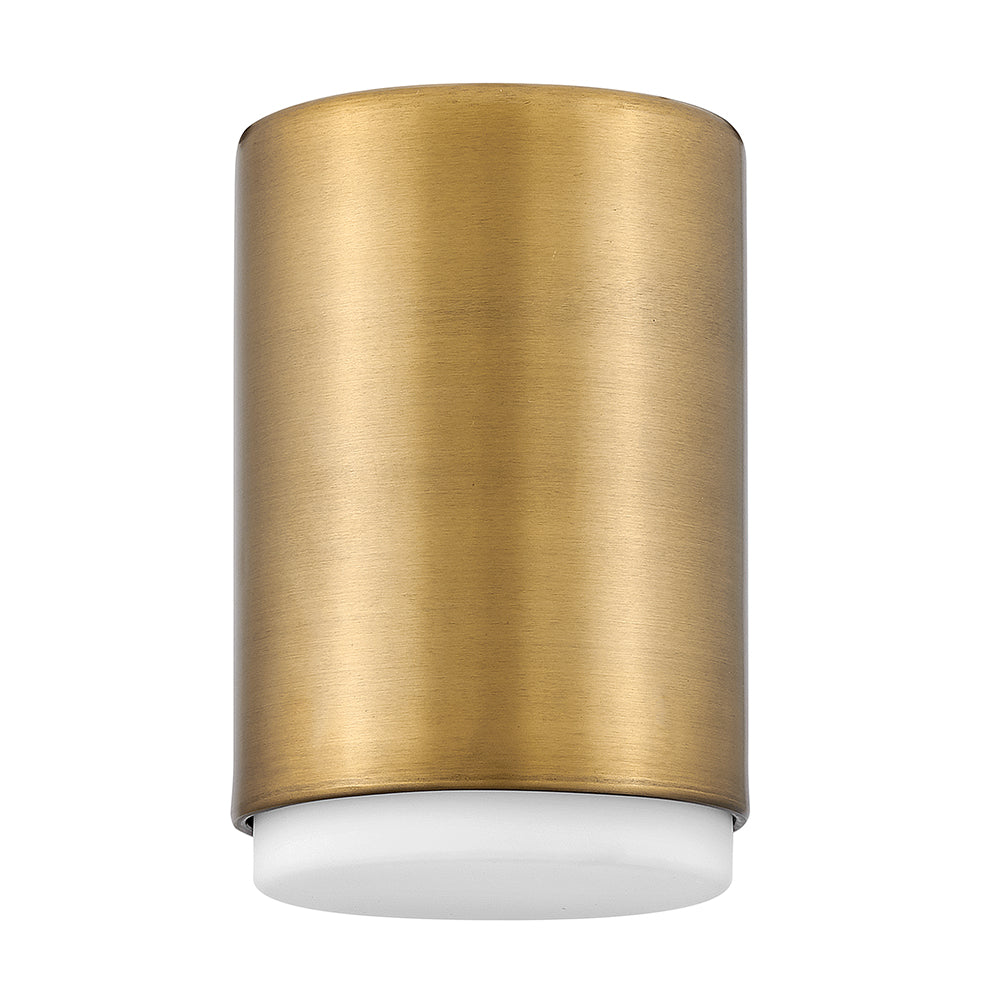 Cedric Extra Small Flush Mount In Light Brass Finish