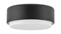 Cedric Small Flush Mount In Black Finish