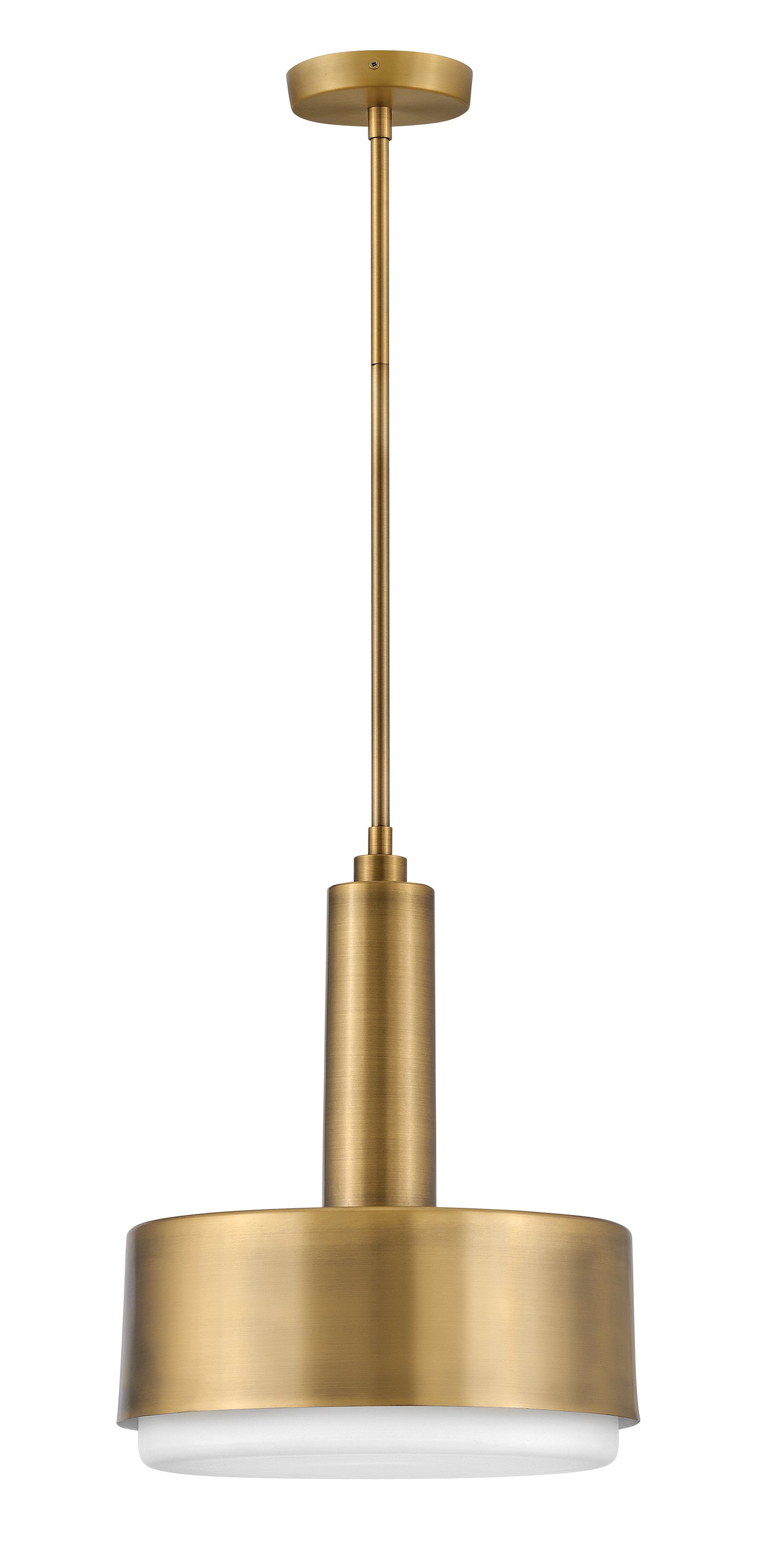Cedric Medium Pendant In Light Brass Finish