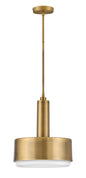 Cedric Medium Pendant In Light Brass Finish