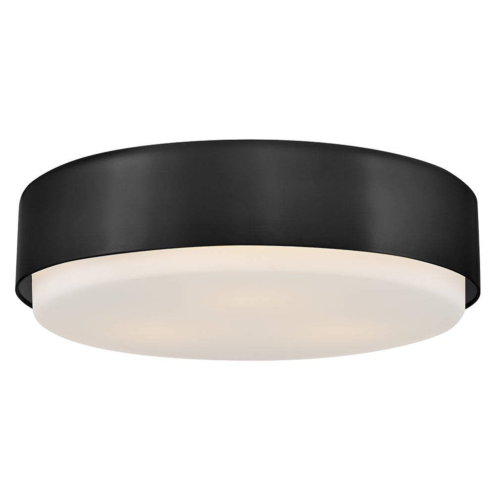 Cedric Medium Flush Mount In Black Finish