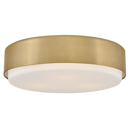 Cedric Medium Flush Mount In Light Brass Finish