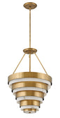 Echelon Large Pendant In Light Brass Finish