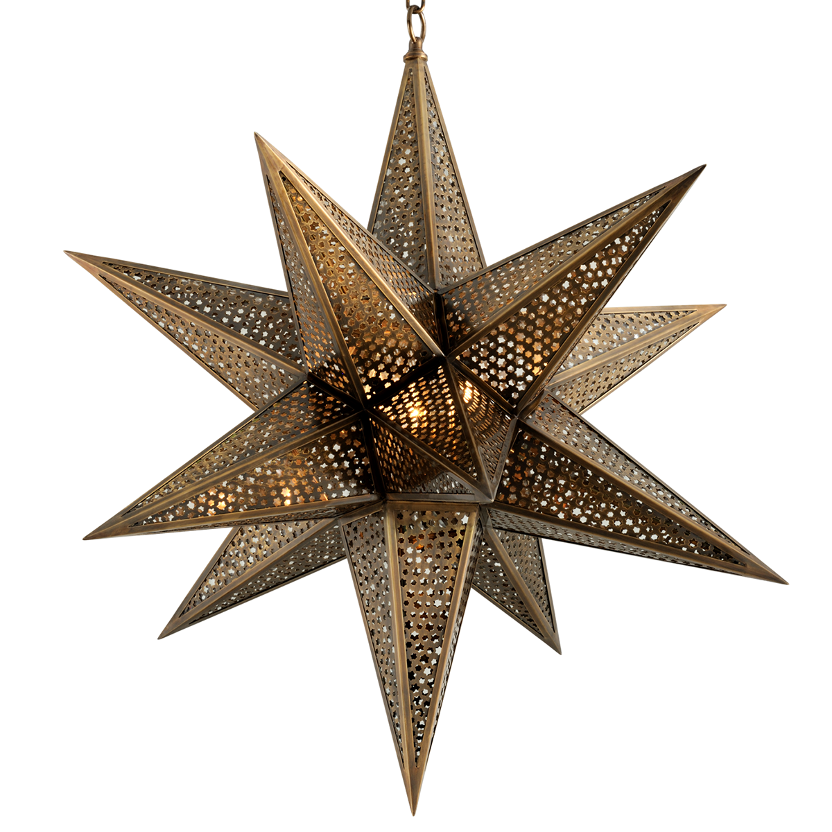 Star Of The East Chandelier In OLD WORLD BRASS Finish