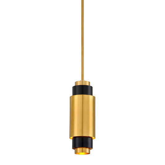 Sidcup Pendant In VINTAGE BRASS BRONZE ACCENTS Finish