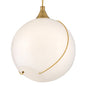 Skye Small Pendant In Light Brass Finish