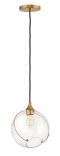 Skye Small Pendant In Light Brass Finish