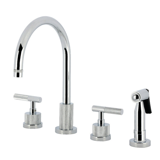 Convergent Widespread Kitchen Faucet in Polished Chrome