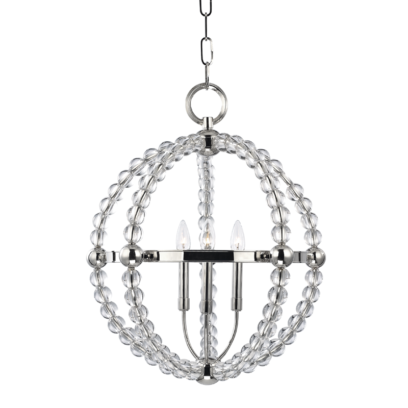 Danville Chandelier with Polished Nickel Finish