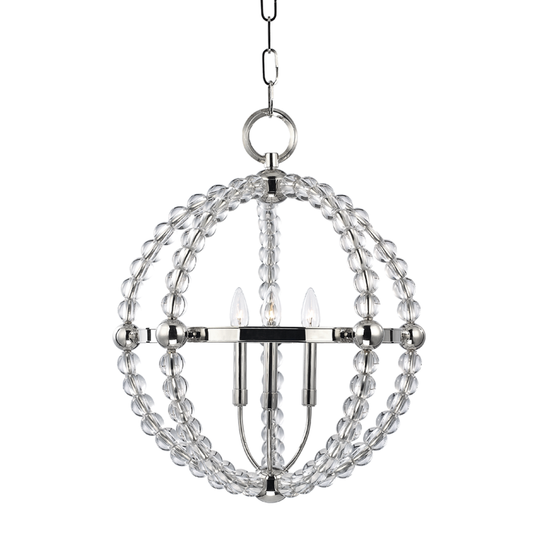 Danville Chandelier with Polished Nickel Finish