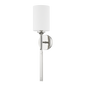 BREWSTER Wall Sconce with Polished Nickel Finish