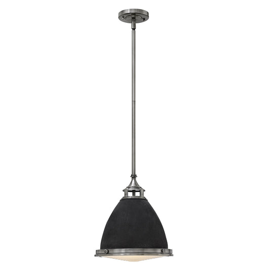Amelia Medium Pendant In Black Finish