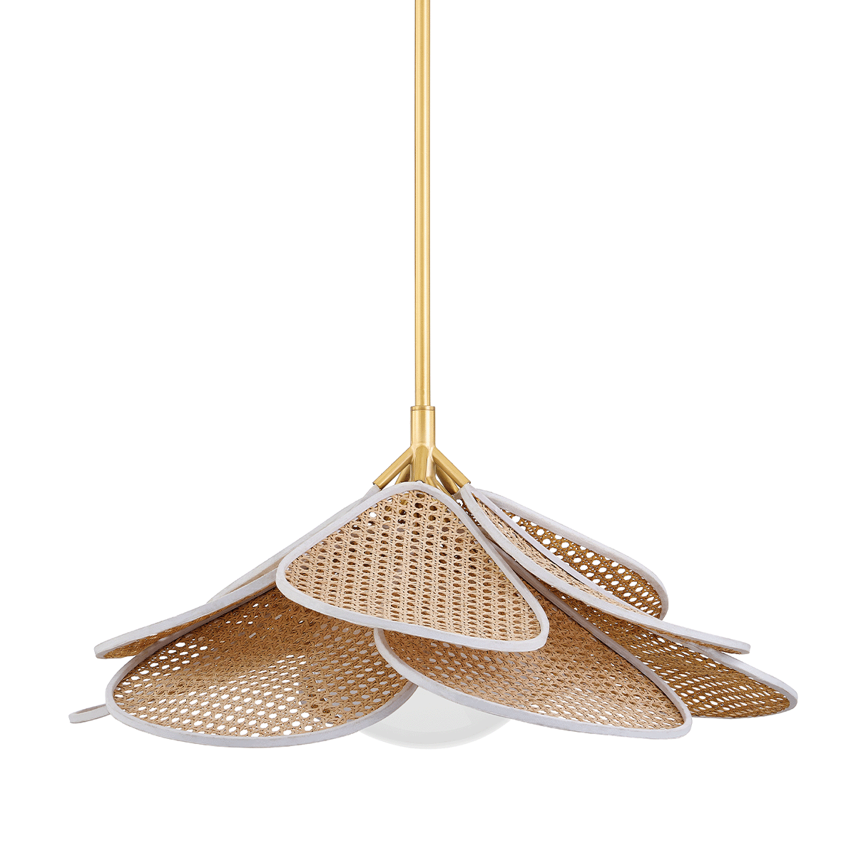 Florina Pendant with Aged Brass Finish