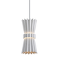 Moxy Pendant In GESSO WHITE Finish