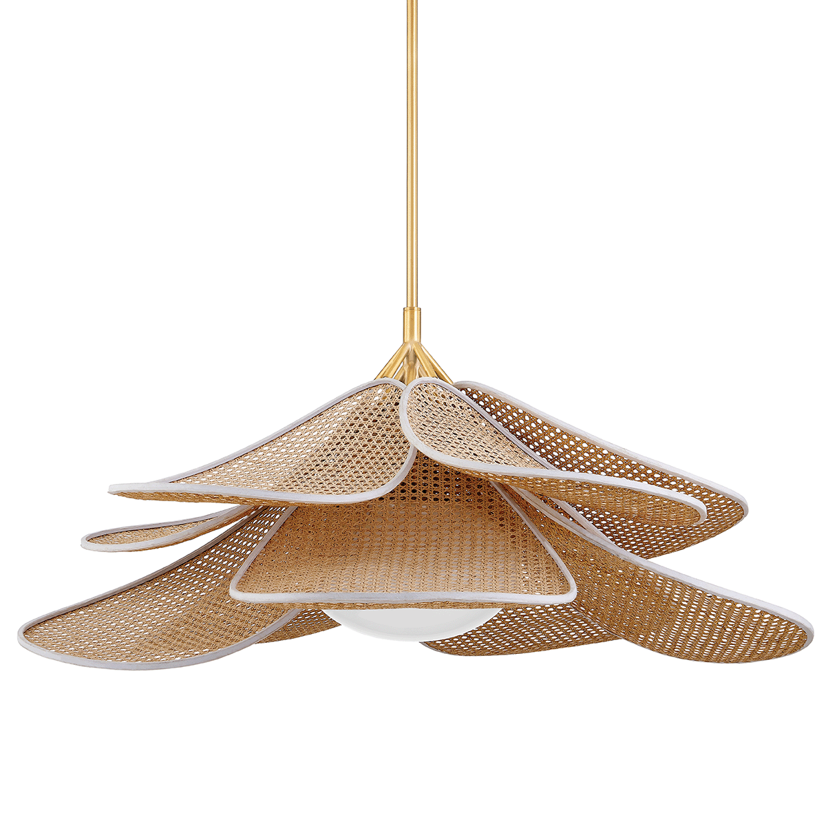 Florina Pendant with Aged Brass Finish