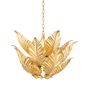 Tropicale Pendant In Gold Leaf Finish