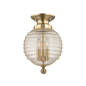 Coolidge Flush Mount with Aged Brass Finish