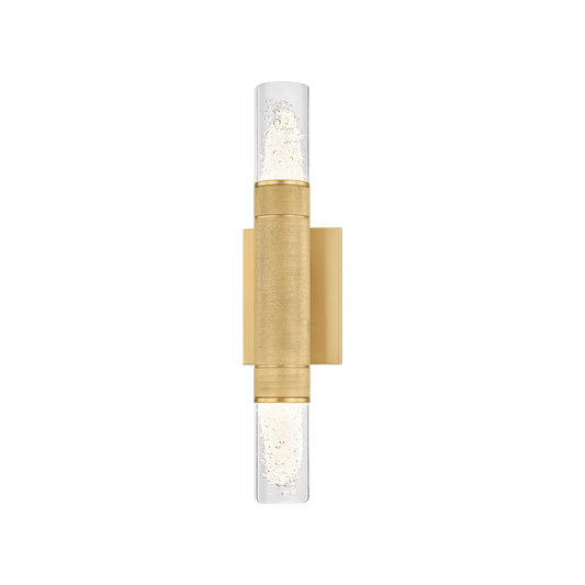 GLEN COVE Wall Sconce with AGED BRASS Finish