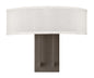 Hampton Medium Two Light Sconce In Dark Bronze Finish