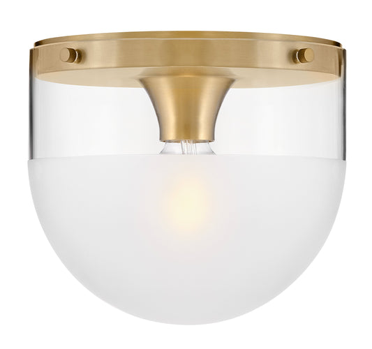 Beck Extra Small Flush Mount In Light Brass Finish