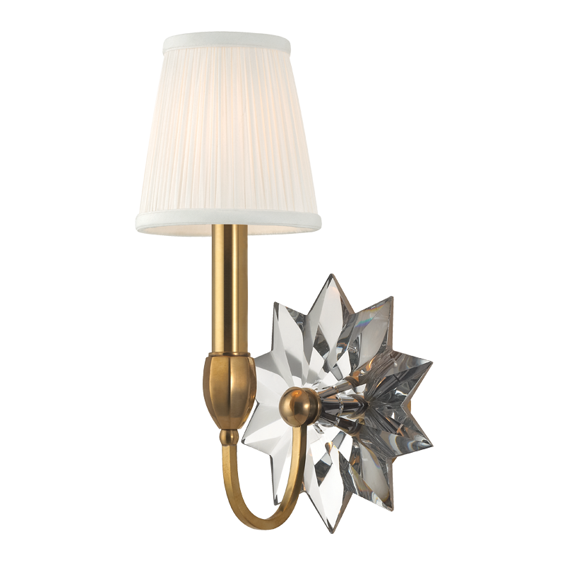 Barton Wall Sconce with Aged Brass Finish