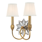 Barton Wall Sconce with Aged Brass Finish