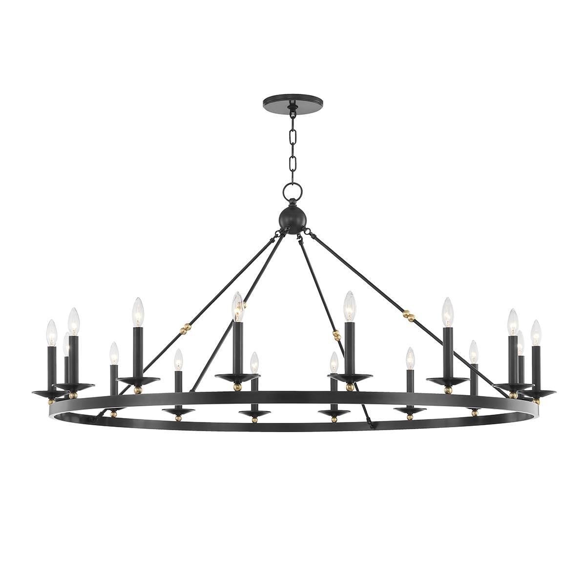 Allendale Chandelier with Aged Old Bronze Finish