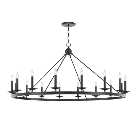 Allendale Chandelier with Aged Old Bronze Finish