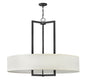 Hampton Large Drum Chandelier In Dark Bronze Finish