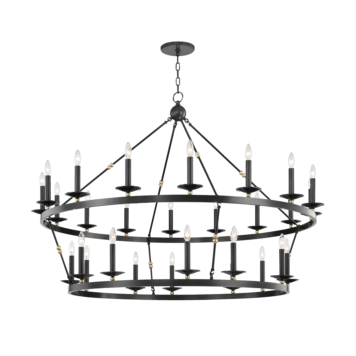 Allendale Chandelier with Aged Old Bronze Finish