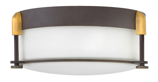 Colbin Small Flush Mount In Light Bronze Finish
