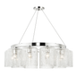 Charles Chandelier with Polished Nickel Finish