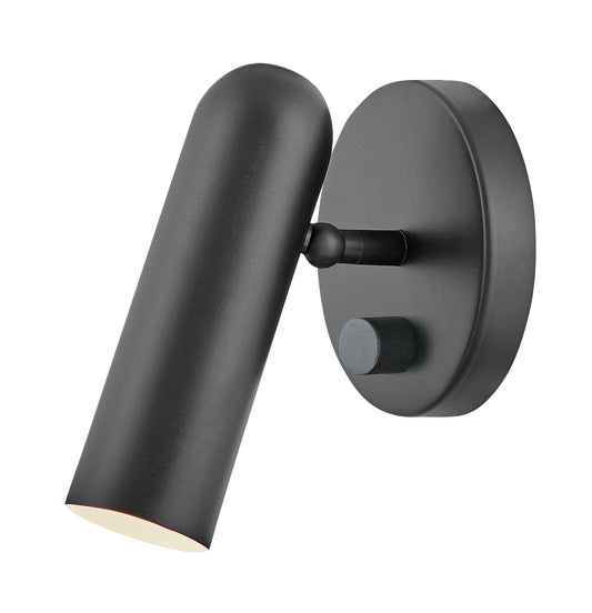 Dax Small Adjustable LED Sconce In Black Finish