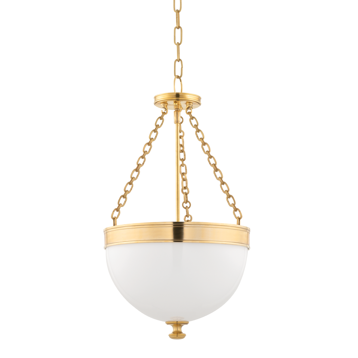 Barrington Pendant with Aged Brass Finish