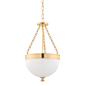 Barrington Pendant with Aged Brass Finish