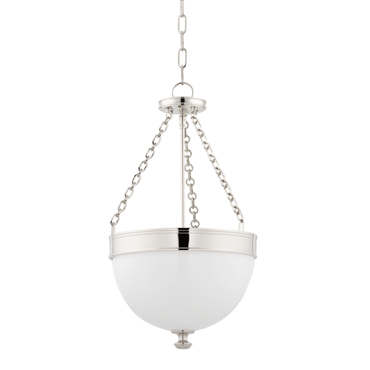Barrington Pendant with Polished Nickel Finish