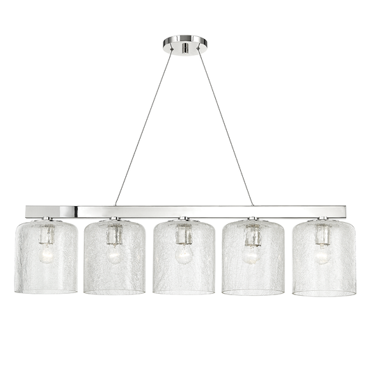 Charles Linear with Polished Nickel Finish