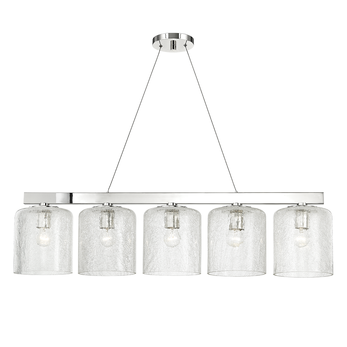 Charles Linear with Polished Nickel Finish
