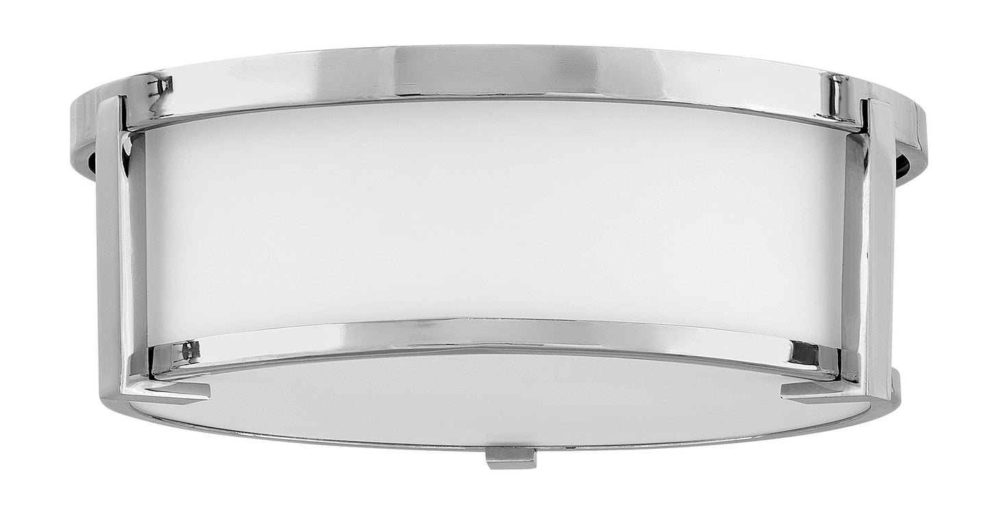 Lowell Small Flush Mount In Chrome Finish