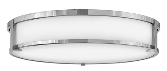 Lowell Large Flush Mount In Chrome Finish
