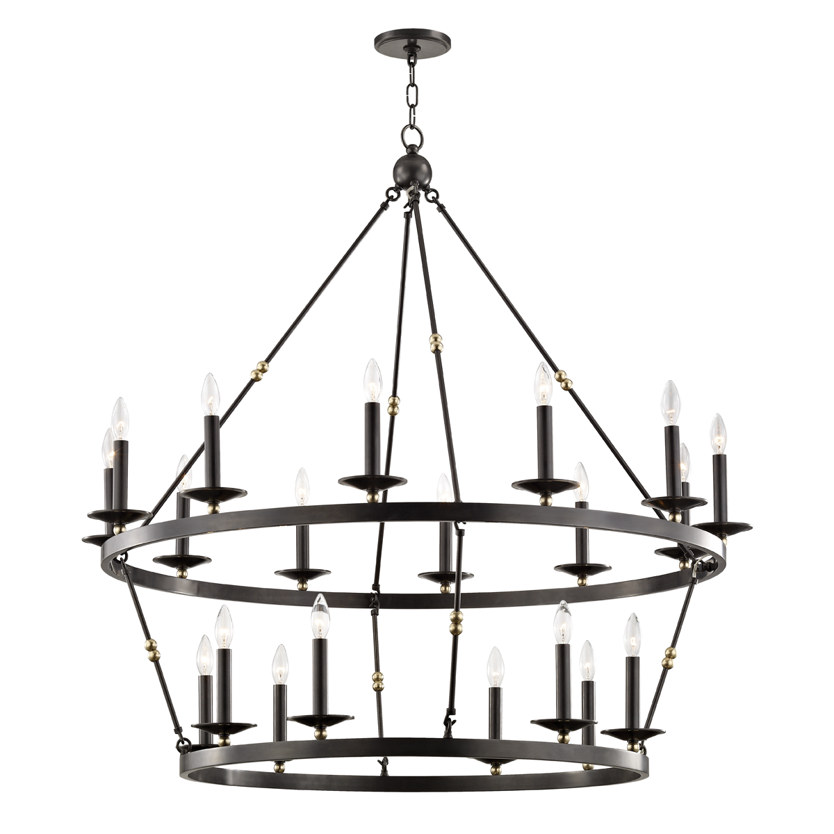 Allendale Chandelier with Aged Old Bronze Finish