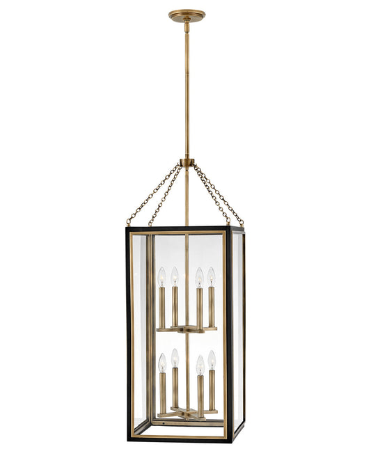 Shaw Medium Multi Tier Pendant In Black Finish