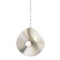 Peony Pendant In WARM SILVER LEAF Finish